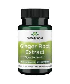 SWANSON Ingefær forte ekstrakt 60 kapsler