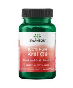 SWANSON Krillolie 60 kapsler