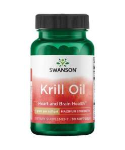 SWANSON Krillolie - maksimal styrke 1000mg