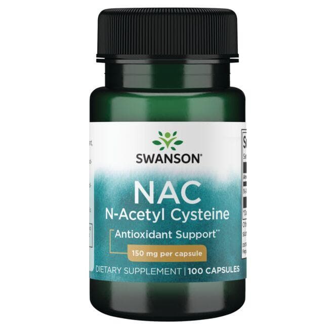 SWANSON NAC (N-acetylcystein) 150 mg 100 kapsler