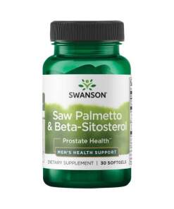 SWANSON Sabelpalme + Beta-Sitosterol 30 kapsler