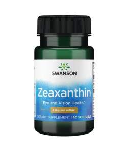 SWANSON Zeaxanthin 4mg 60 kapsler