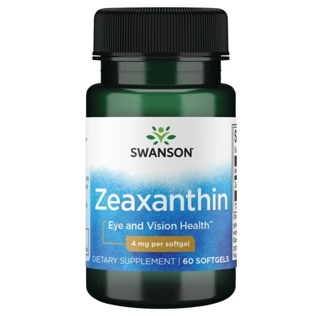 SWANSON Zeaxanthin 4mg 60 kapsler