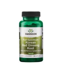 Swanson - Fuldspektret Koreansk Rød Ginseng Rod