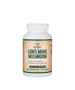 Double Wood Supplements Lion's Mane Mushroom  (120 Capsules)