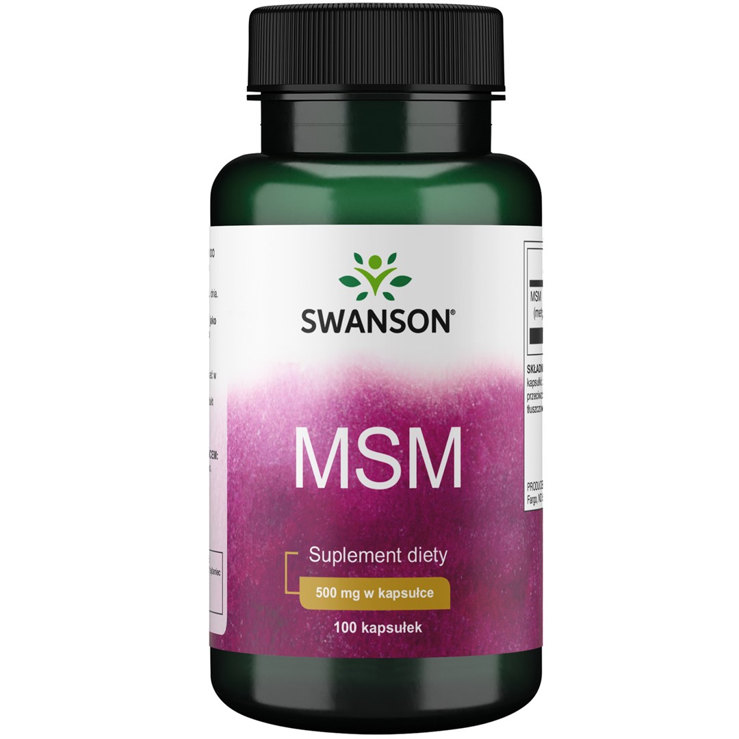 SWANSON MSM 500mg 100 kaps
