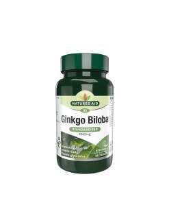 Natures Aid Ginkgo Biloba Standardised 120 mg (90 Tablets)