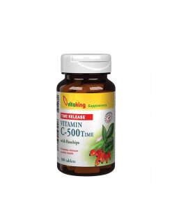 Vitaking Vitamin C-500 Time Release with Rosehips (100 Tablets)