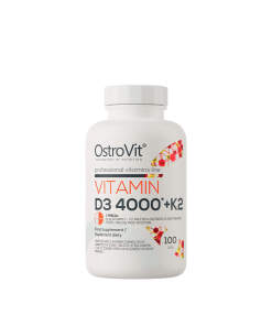 Vitamin D3 4000 + K2 - 100 tablets