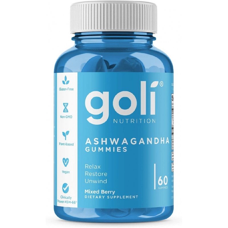 GOLI NUTRITION Ashwagandha KSM-66 Gummies (60 gummies)