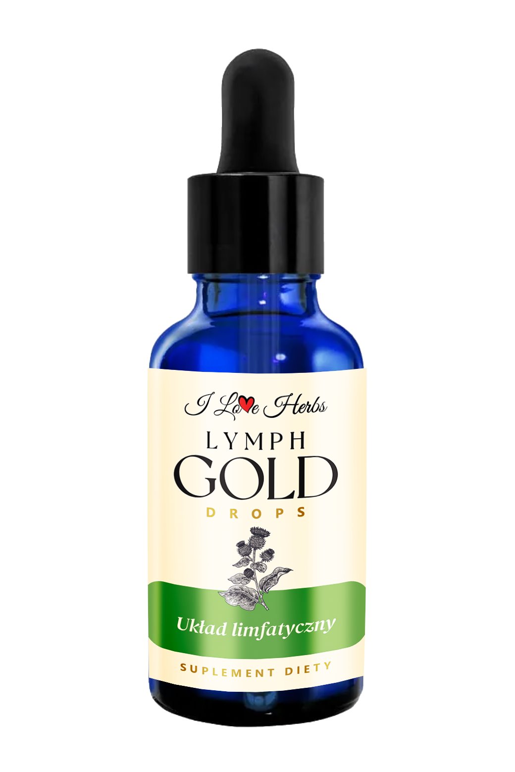 I LOVE HERRBS - LYMPH Gold Drops UKŁAD LIMFATYCZNY (50 ml)