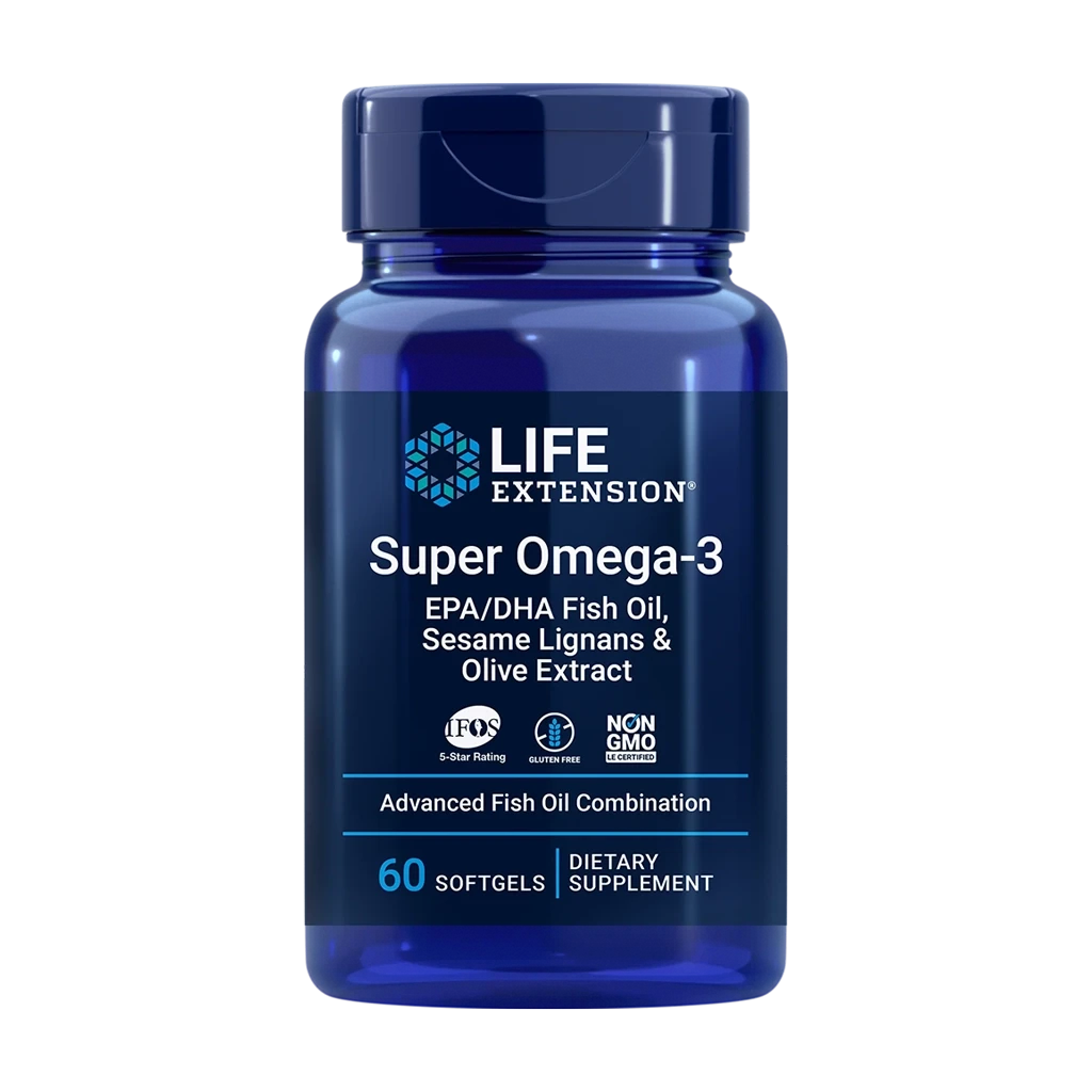 Life Extension - Super Omega-3 Plus EPA/DHA Fiskeolie med Sesam Lignaner & Olivenekstrakt Softgels - Image 2